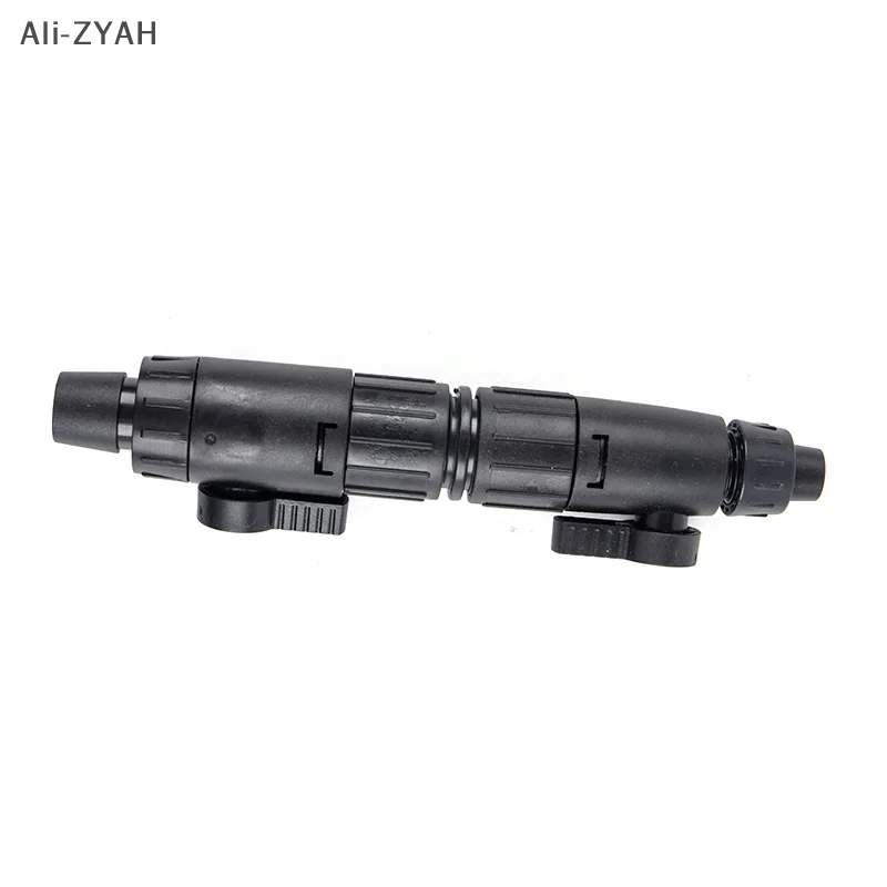 (YY)1Pc 12/16mm Double Tap Quick Release Connector Aquarium Water Control Valve Hose Pipe Aquarium System Kit Fitting Accessory