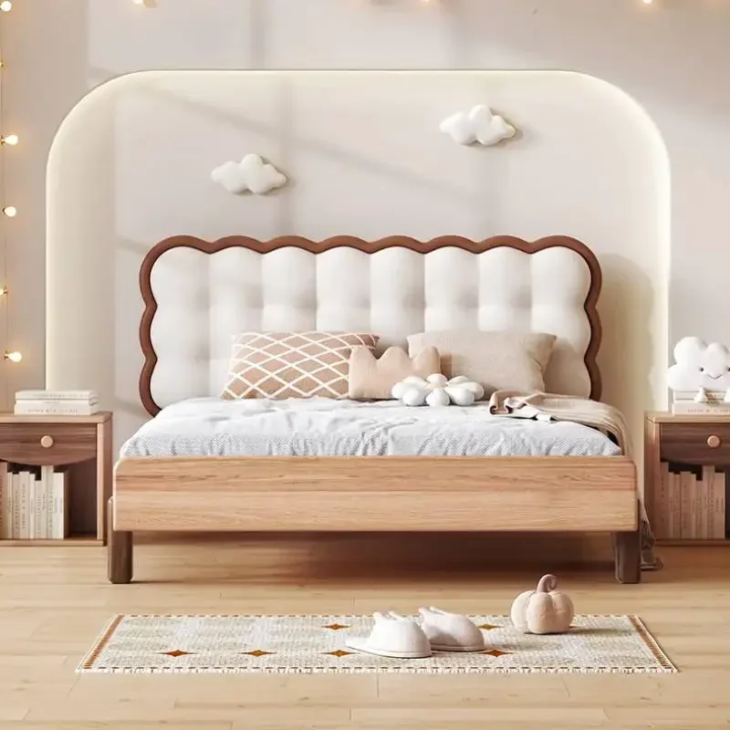 سرير الأميرة المزدوج الفاخر البسيط الحديث الأبيض تخزين سرير مزدوج الملكة المنزل لوفت النوم Letto Matrimoniale أثاث المنزل
