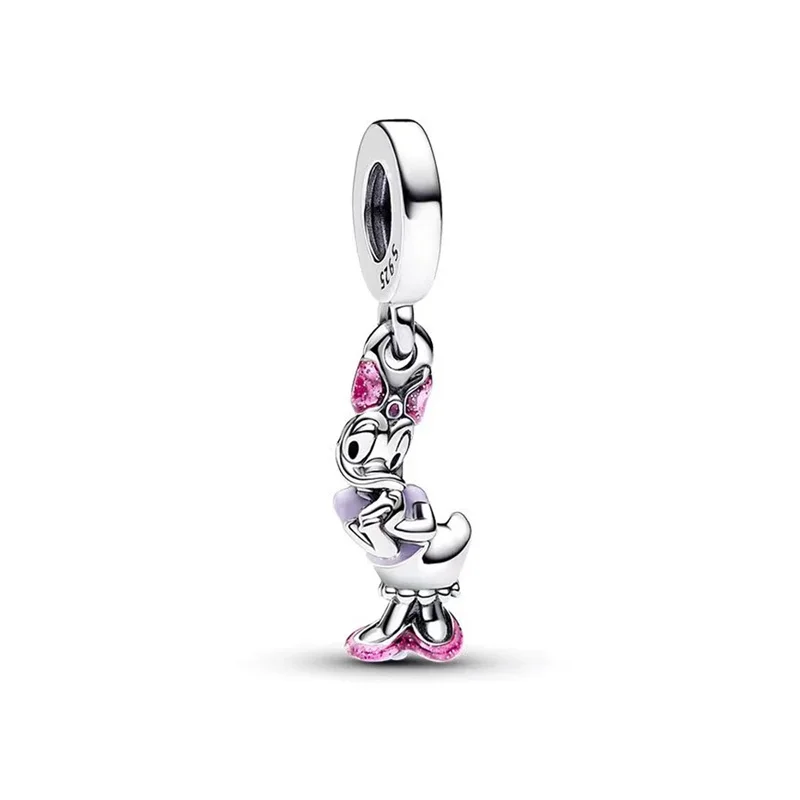 New Summer Disney 100% 925 Silver Timon and Pumbaa Charms Fit Original Pandora 925 Bracelet, Women DIY Pendant Making Jewelry