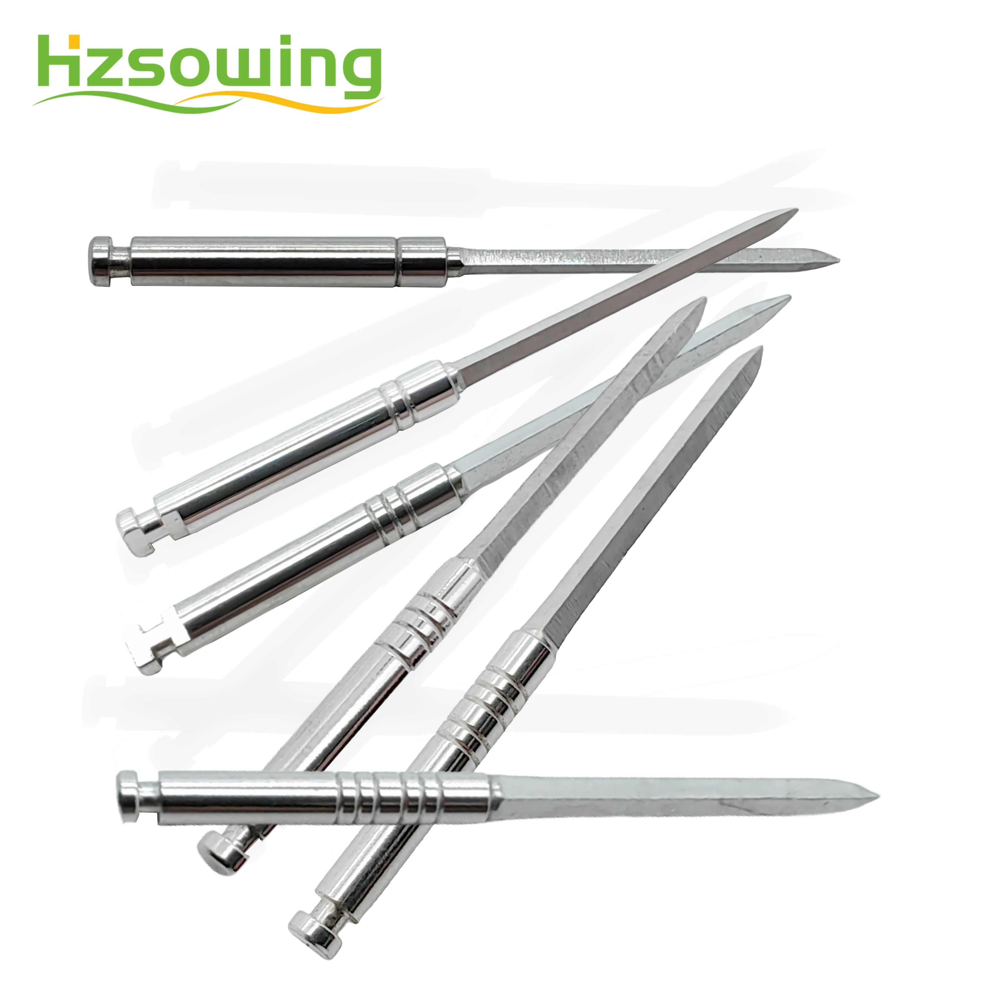 Stainless Steel Reamer Dental Instruments Dental Reaming Files For Screw Posts Engine Use 6pcs/pack