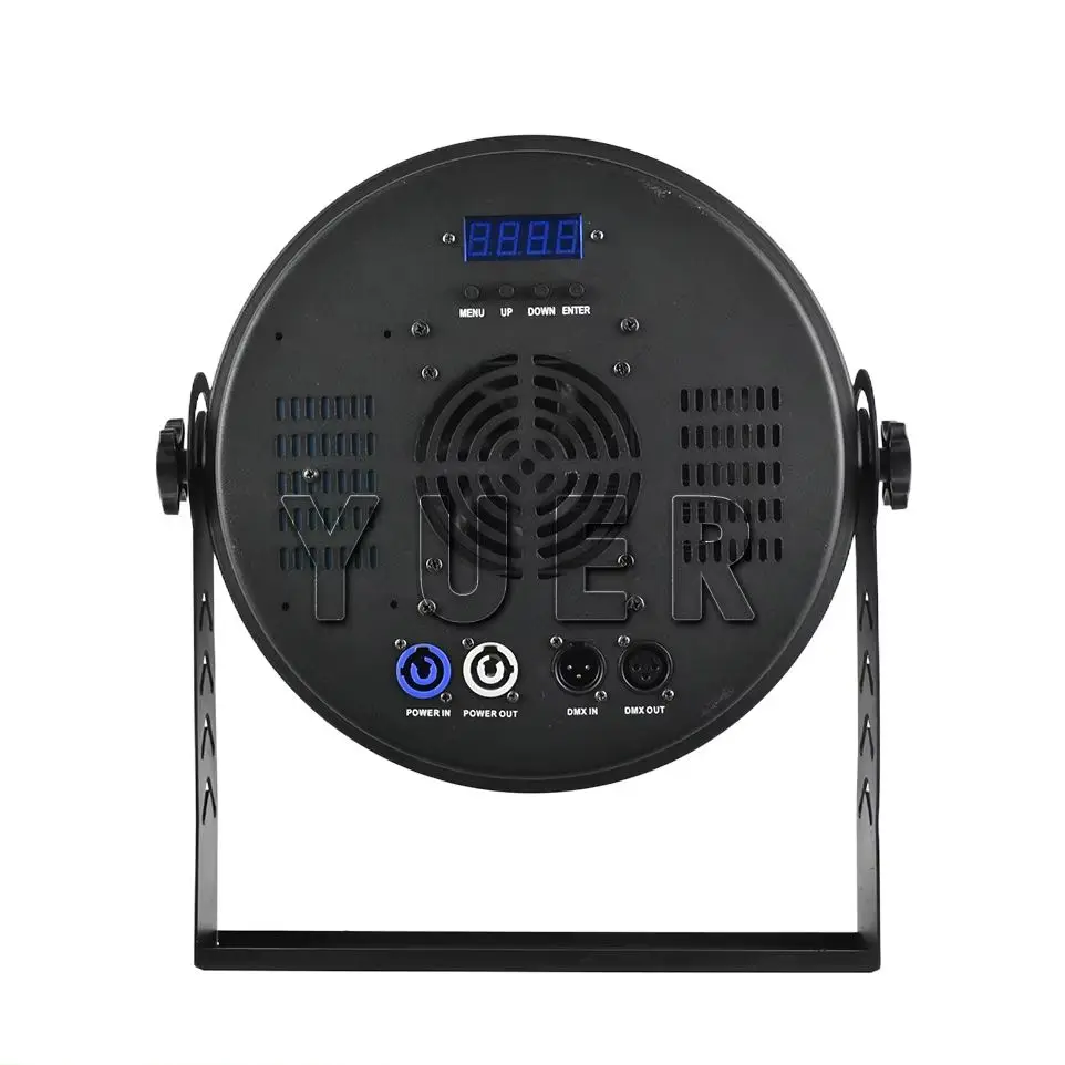 4PCS 200W COB Light RGB Inner Lamp And SMD RGB Out Ring Strobe Wall Washing Strobe Effect Dj Disco Flight Case Packing