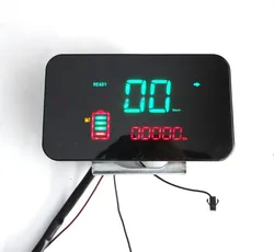 E Bike Simple Electric Bicycle LED Display 48V 60V 72V Electric Bicycle LED Istrument Assembly