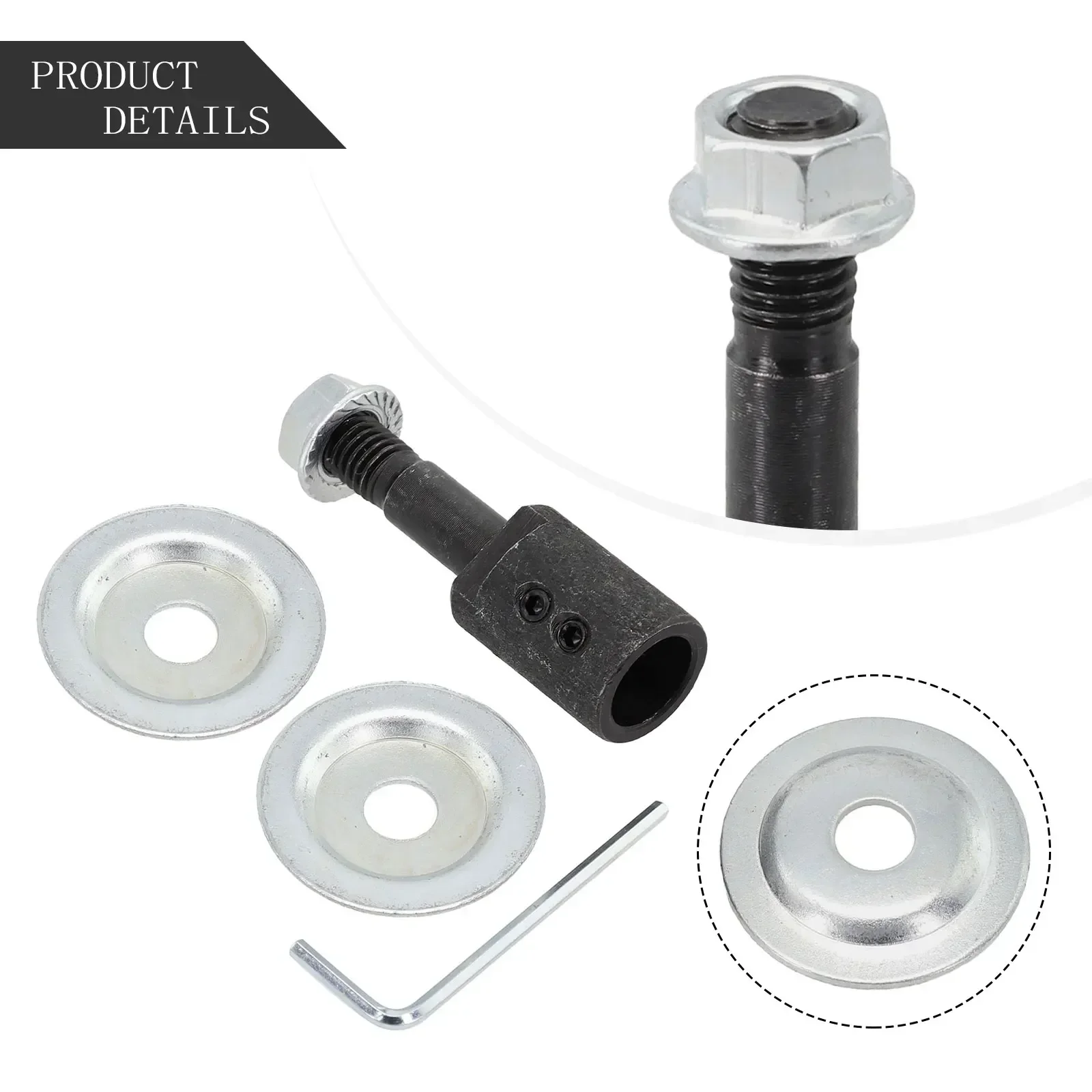 Imagem -02 - Conjunto de Adaptador de Eixo 10 12 14 16 mm para Polimento de Moagem 516 mm Eixo Motor Bancada Moedor Haste de Extensão 1