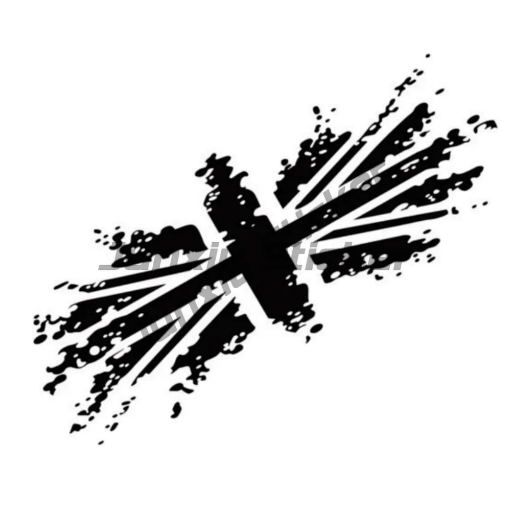 

Graphics Union Jack Flag UK GB Bonnet Stickers Car Van Canper Auto Hood Body Tuning Decals Car Sticker