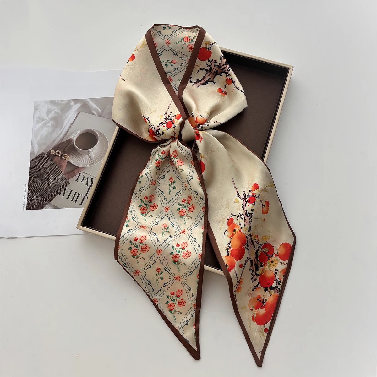 Women Fashion Necktie - Luxury Skinny Scarves For Women HairBand