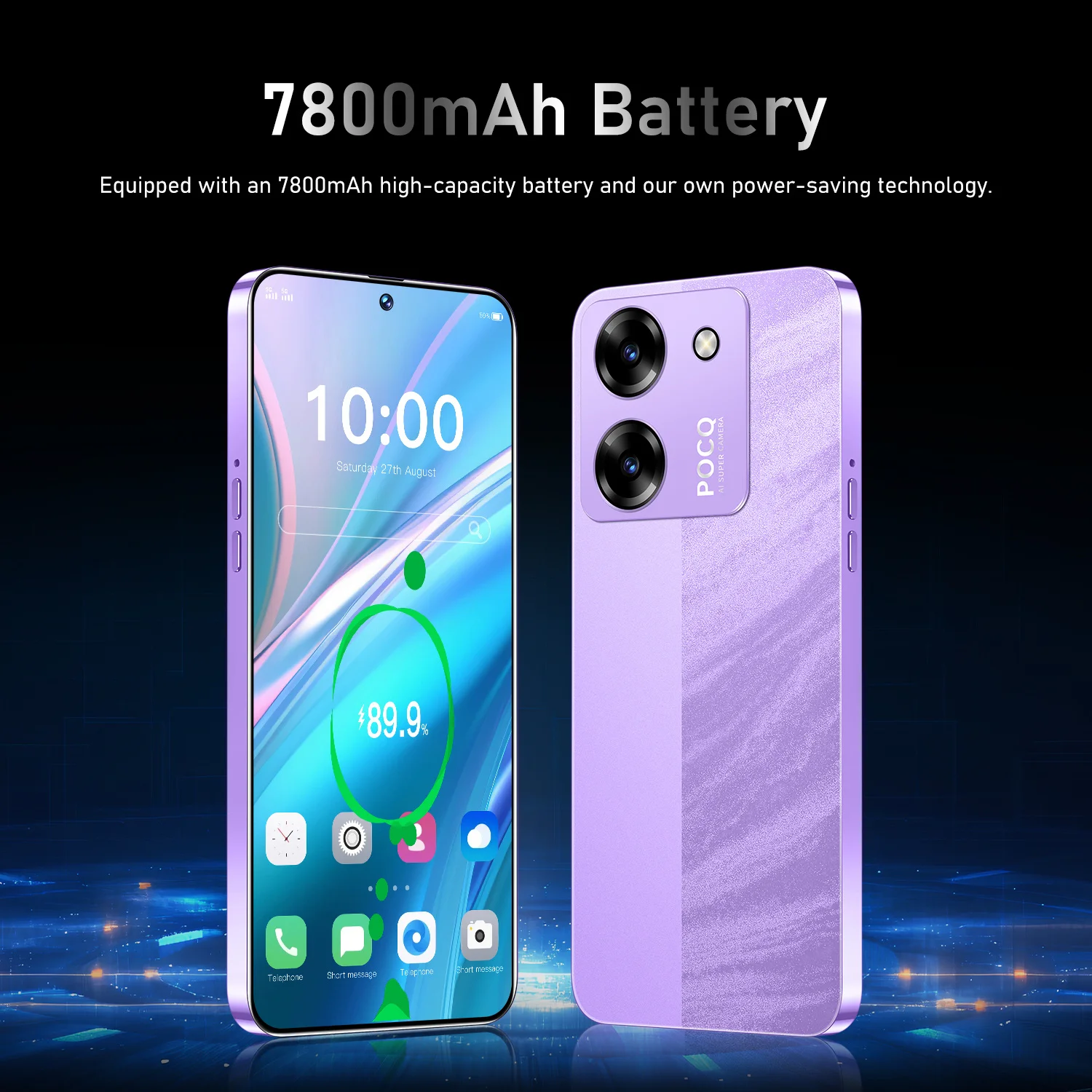 Neue M7 Pro 2025 HEIßER 7,3 HD Global Edition Original Smart 5G Dual Karte 7800 mAh Batterie Android 14 gesichts Erkennung Funktion