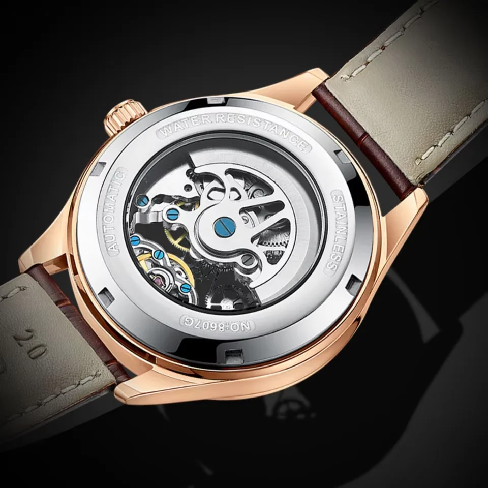 Fashion AILANG For Gift Classi - Skeleton Mechanical Watch 评论和价格