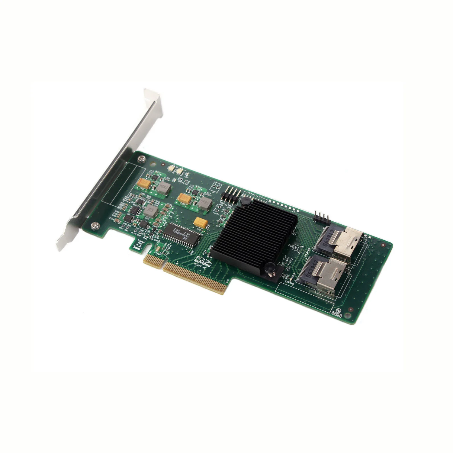 LSI Interne SAS SATA 9211-8i 6 Gbit/s 8-Port HBA PCI-E RAID-Controllerkarte