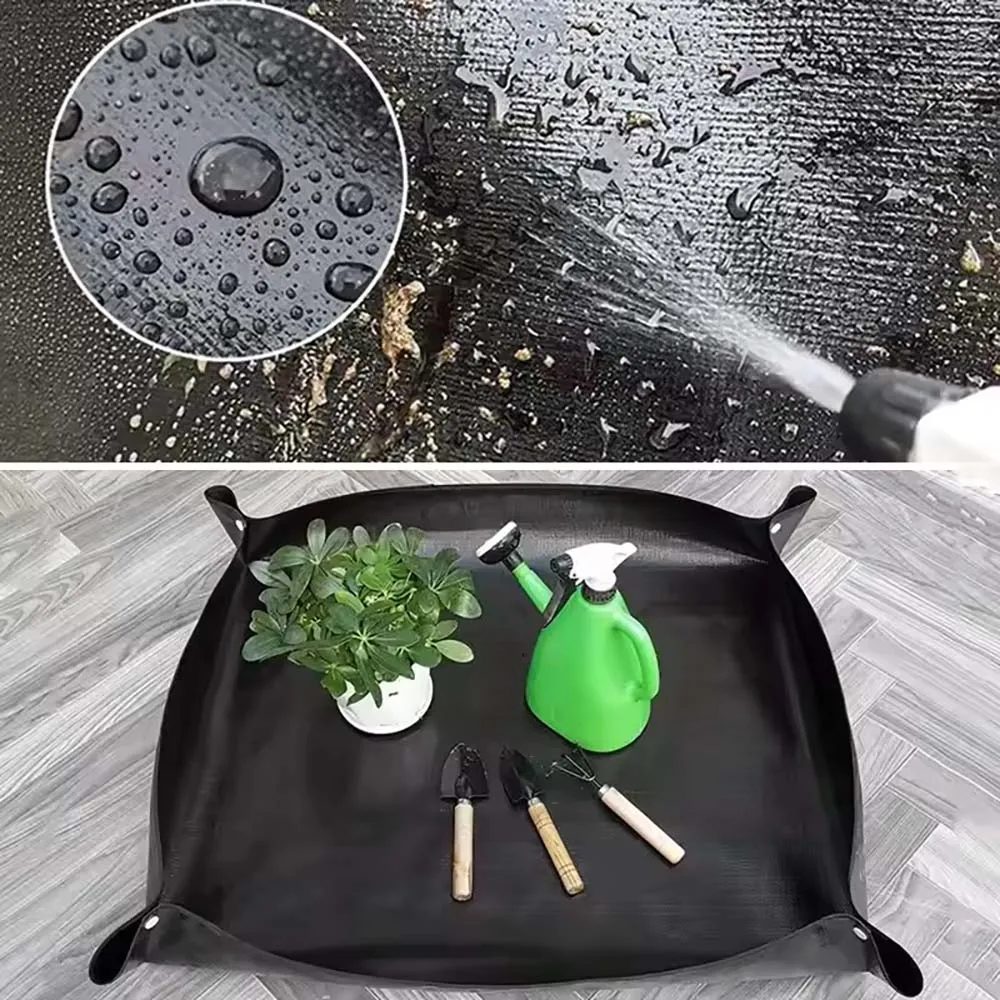 1pcs Planting Mat 50cm-150cm Gardening Potting Pad Foldable Garden Plant Flower Pot Transplanting Waterproof Mats