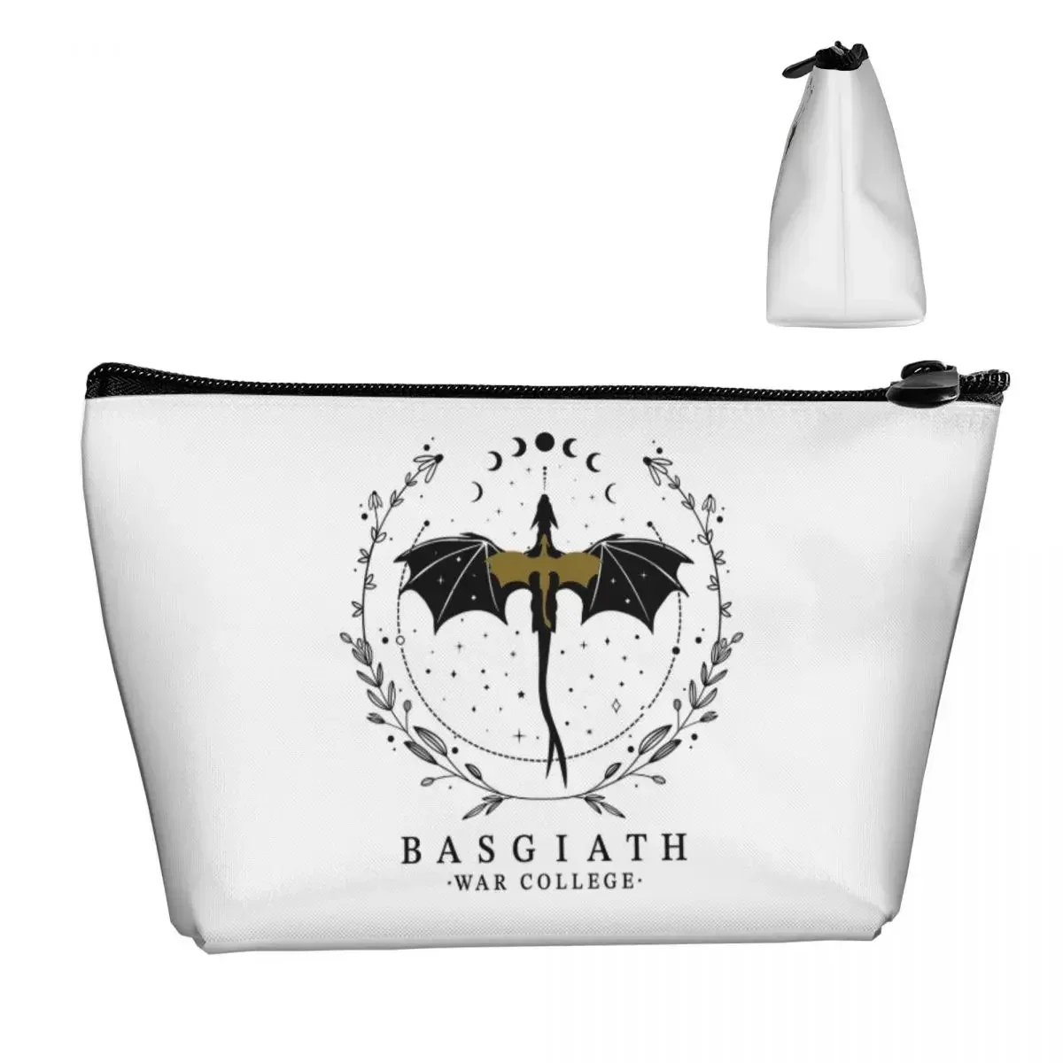 Basgiath War College Travel Cosmetic Bag Makeup Bag Key Storage Bag Cosmetic Case Cosmetics Organizer For Women Ladies Gift