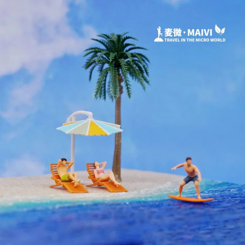 New 1/64 Bikini Beach Men And - đánh giá và giá Resin Craft Kit