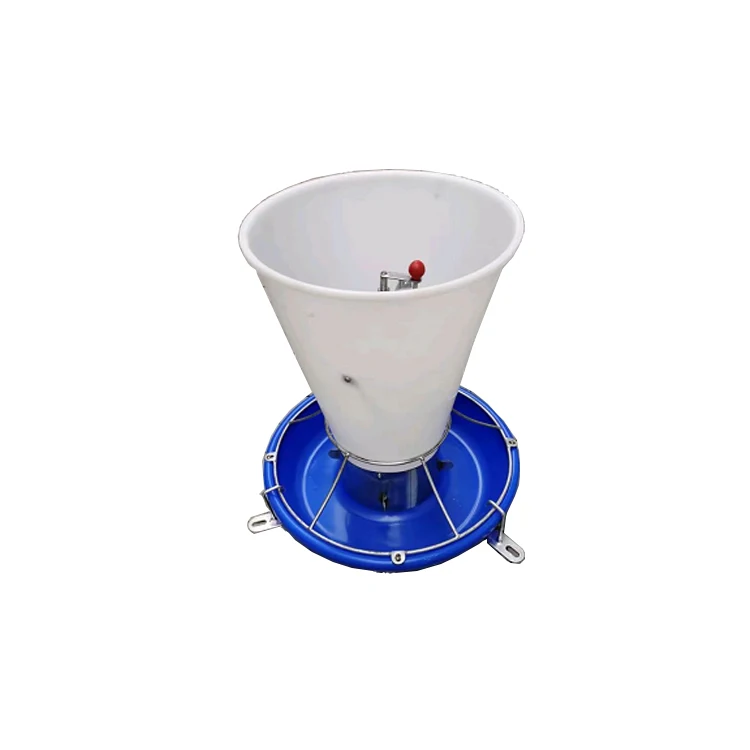 

Piglet Automatic 15kg 30kg Bucket Feeder Plastic Farming Instrument Galvanized Drop Feeder for Piggy Rotary Pig Feeder