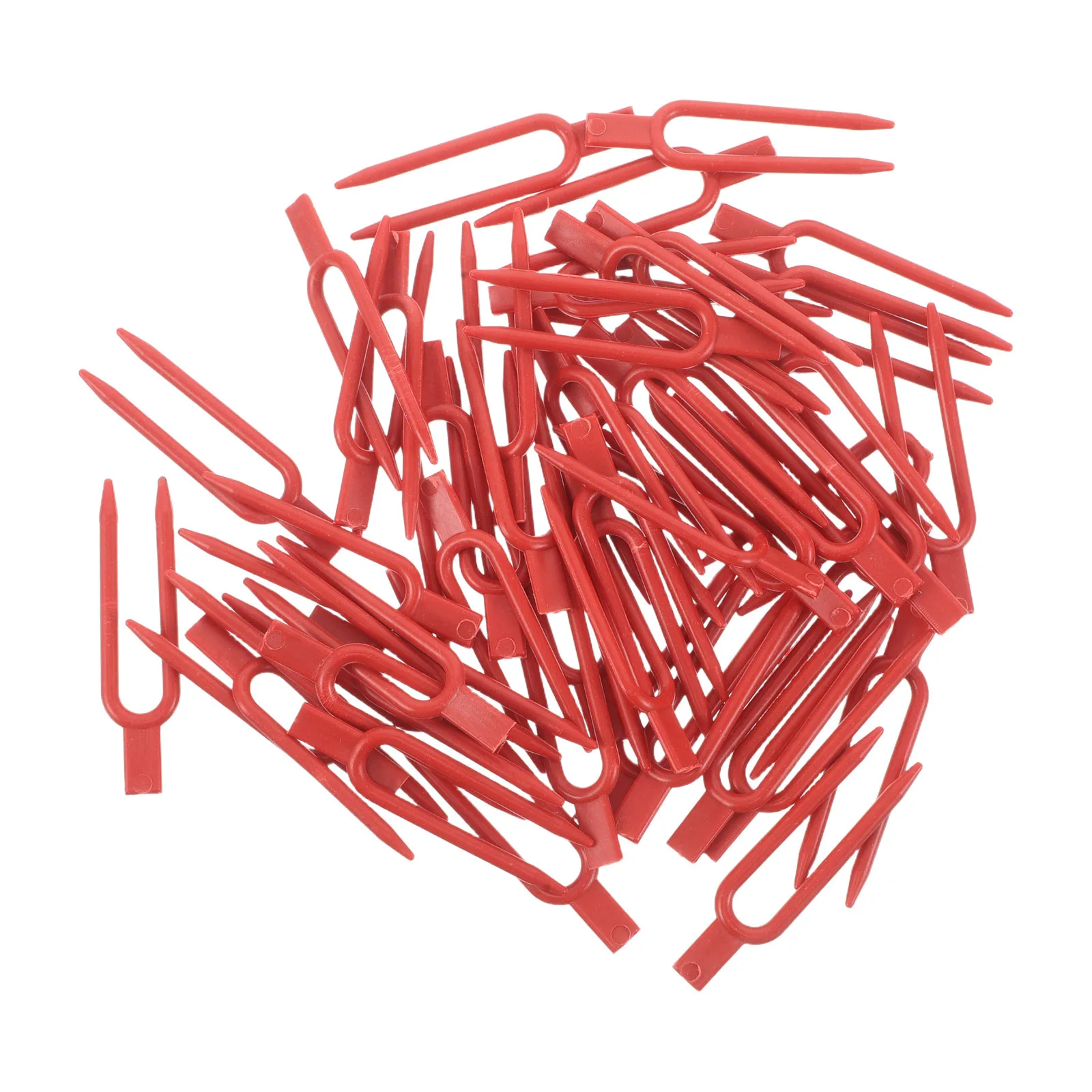 

100 Pcs Garden Plant Fixing Clips Vine Binding Clamps for Strawberries Vegetables Wall Fixture Support Trellis Farming Tools