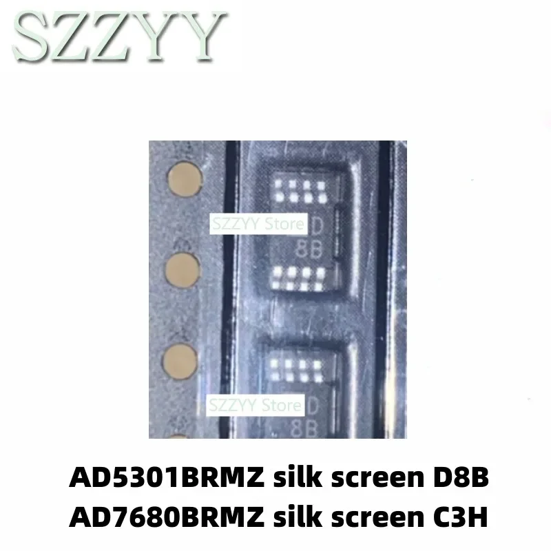

5PCS AD5301 AD5301BRMZ - REEL7 D8B MSOP8 AD7680BRMZ C3H