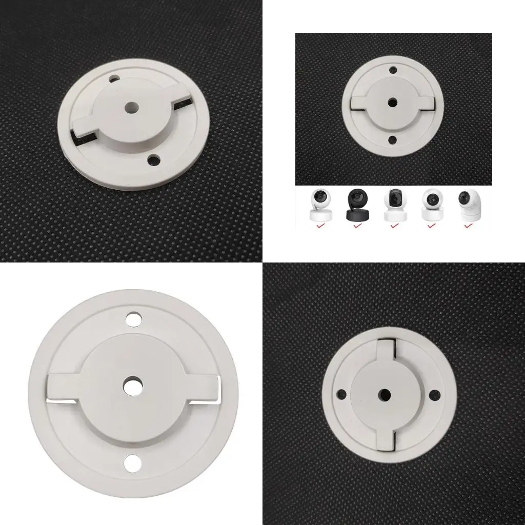  Universal CCTV Camera ABS Plastic Wall Mount Junction Bracket with Screws Sticking Hoisting Wall Hanging Bracket