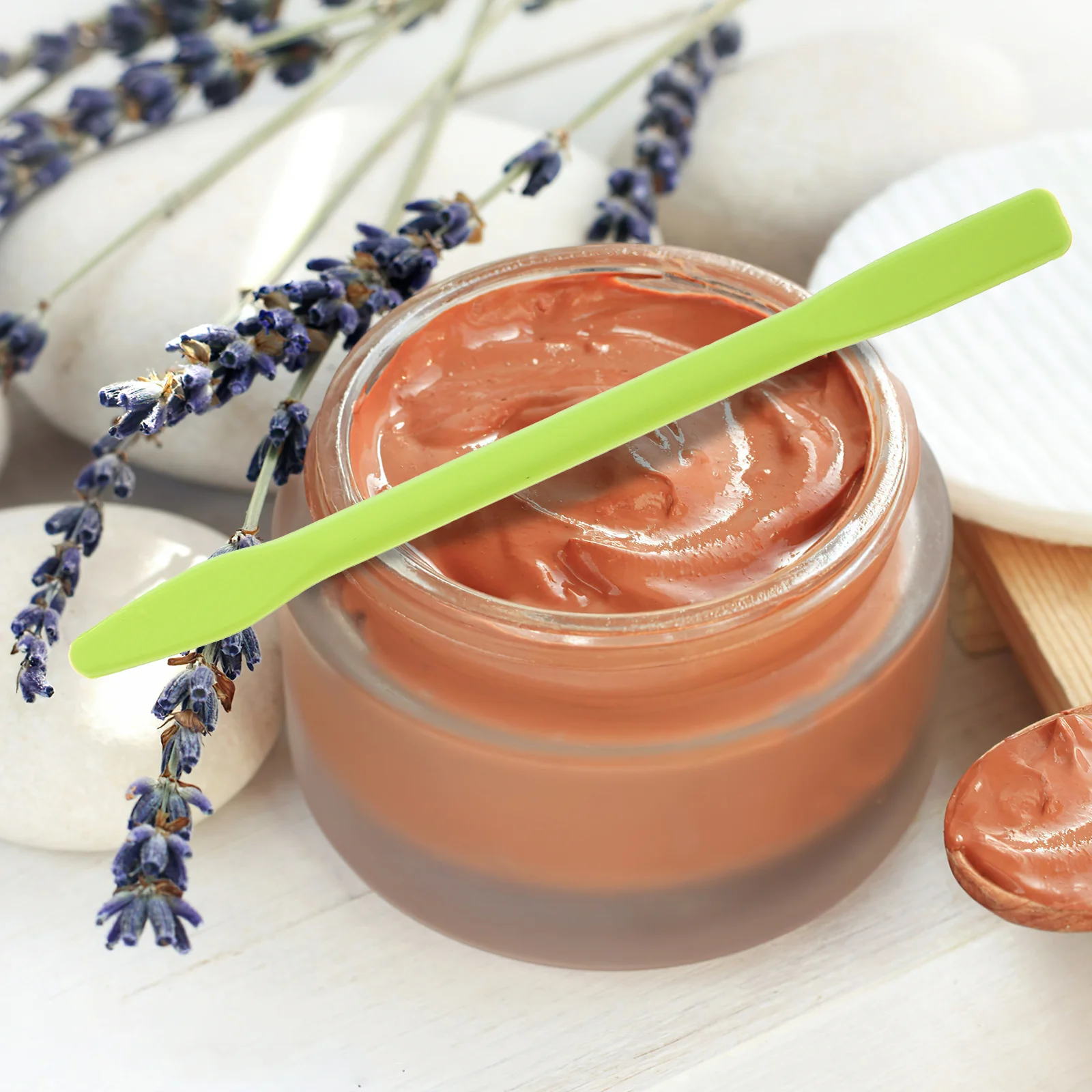 

6Pcs Silicone Stirring Sticks Soft Flexible Durable for Facial Mask Mixing Epoxy Resin Paint Stirrup DIY Crafts Makeup Tools