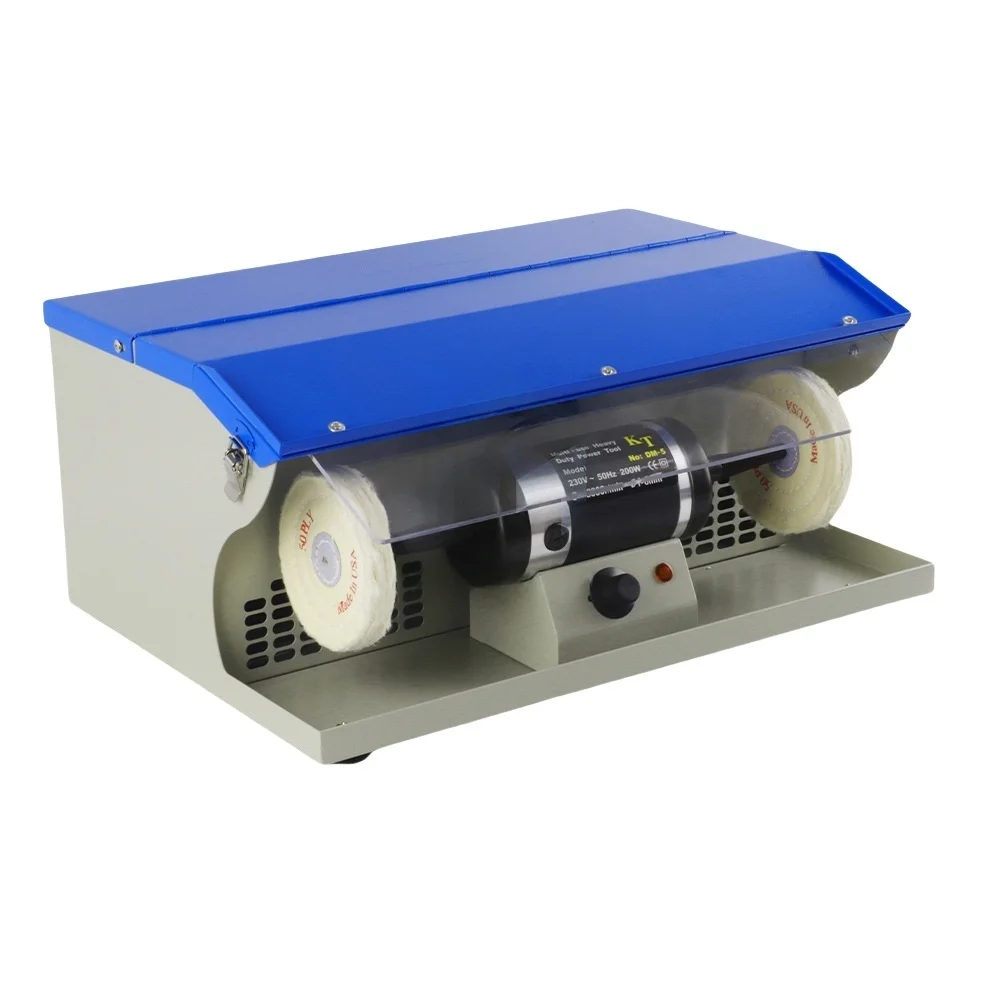 

Новая настольная машина для полировки ювелирных изделий (золото, серебро), очков, часов, с двойной вакуумной насадкой и тканевой полировкой