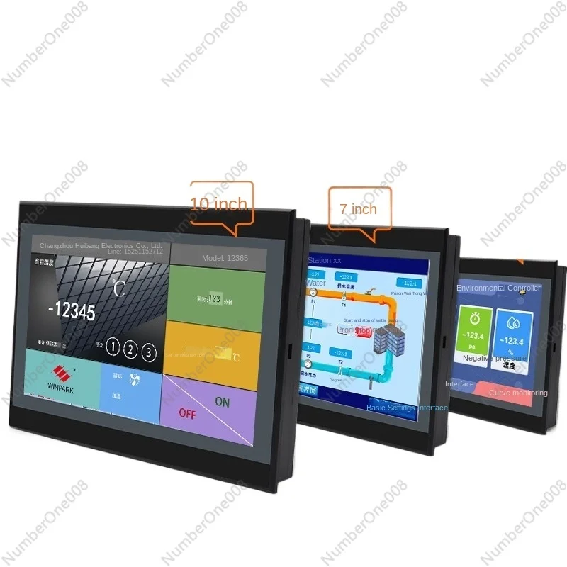 Touch Screen PLC Integrated Machine 4.3/7/10 Inch Industrial Control Panel Industrial Touch Screen Temperature Controller 485