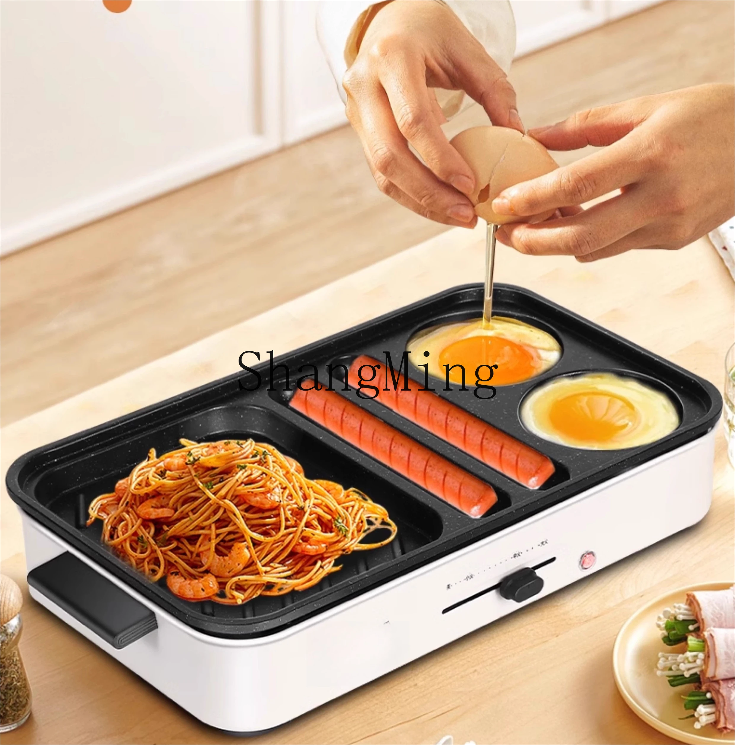 ZYY Multifunctional Fried Egg Pot Breakfast Machine Non-stick Electric Baking Pan Household Split Electric Oven Machine
