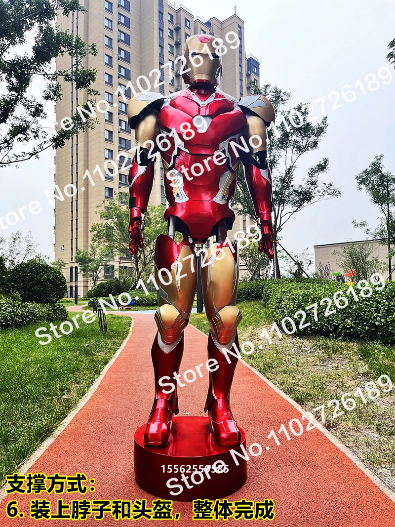 New 1/1 Marvel Mk85 Battle Armor Iron Man Armor Human Wearable All Over Real Person Helmet Statue Amazing Cosplay Christmas