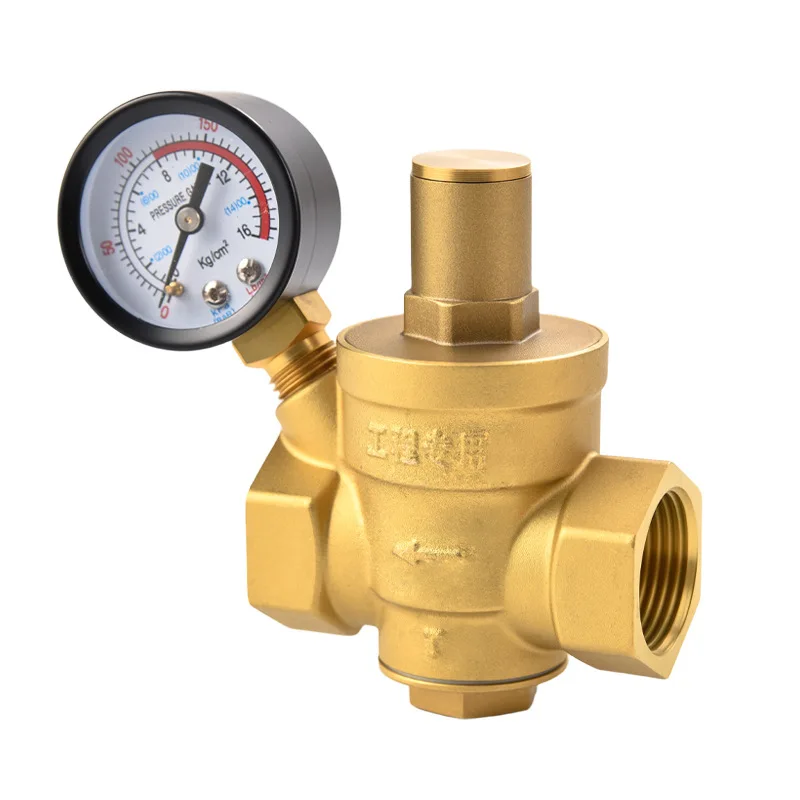 Pressure Regulators Electric Water Heater Inlet Reducer Fluoroplastic Tap Water Brass Regulator