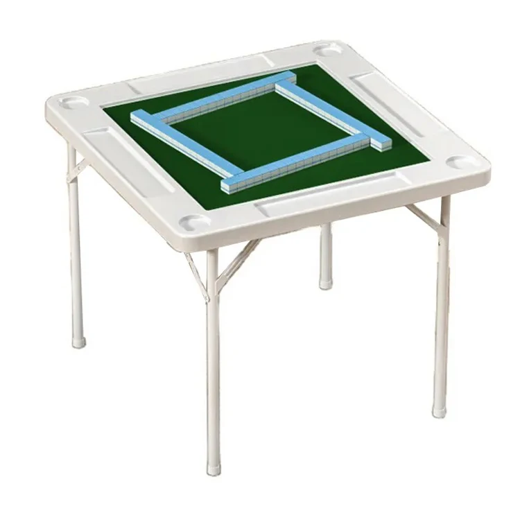 

Outdoor Multifunctional Portable Folding Mahjong Table Party Event Banquet Foldable Plastic Mahjong Table