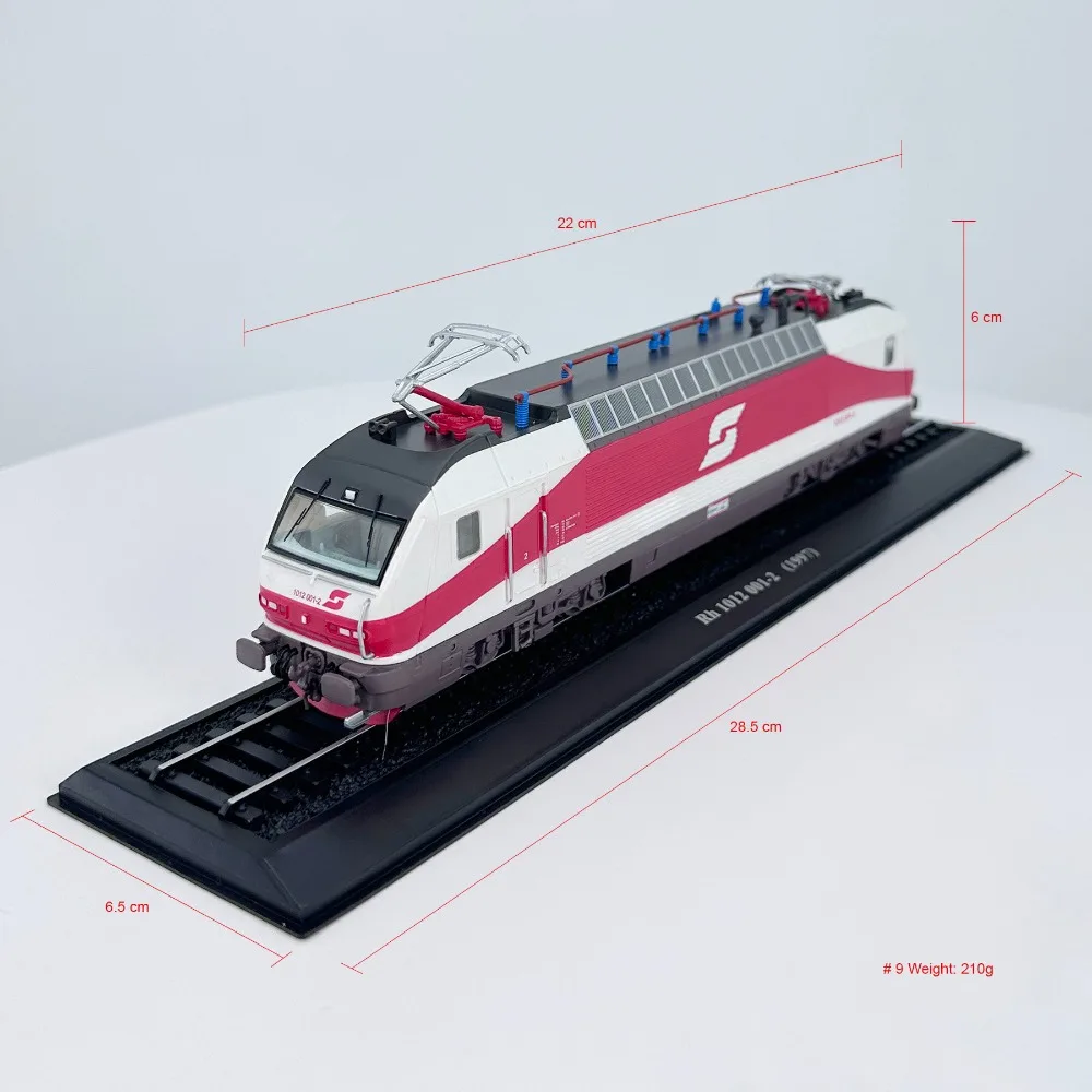 HO Type 1/87 Train Model Vintage Retro Locomotive Rh 1012-001-2 Static Model Collectible Decorative Item Boy's Toy Gift