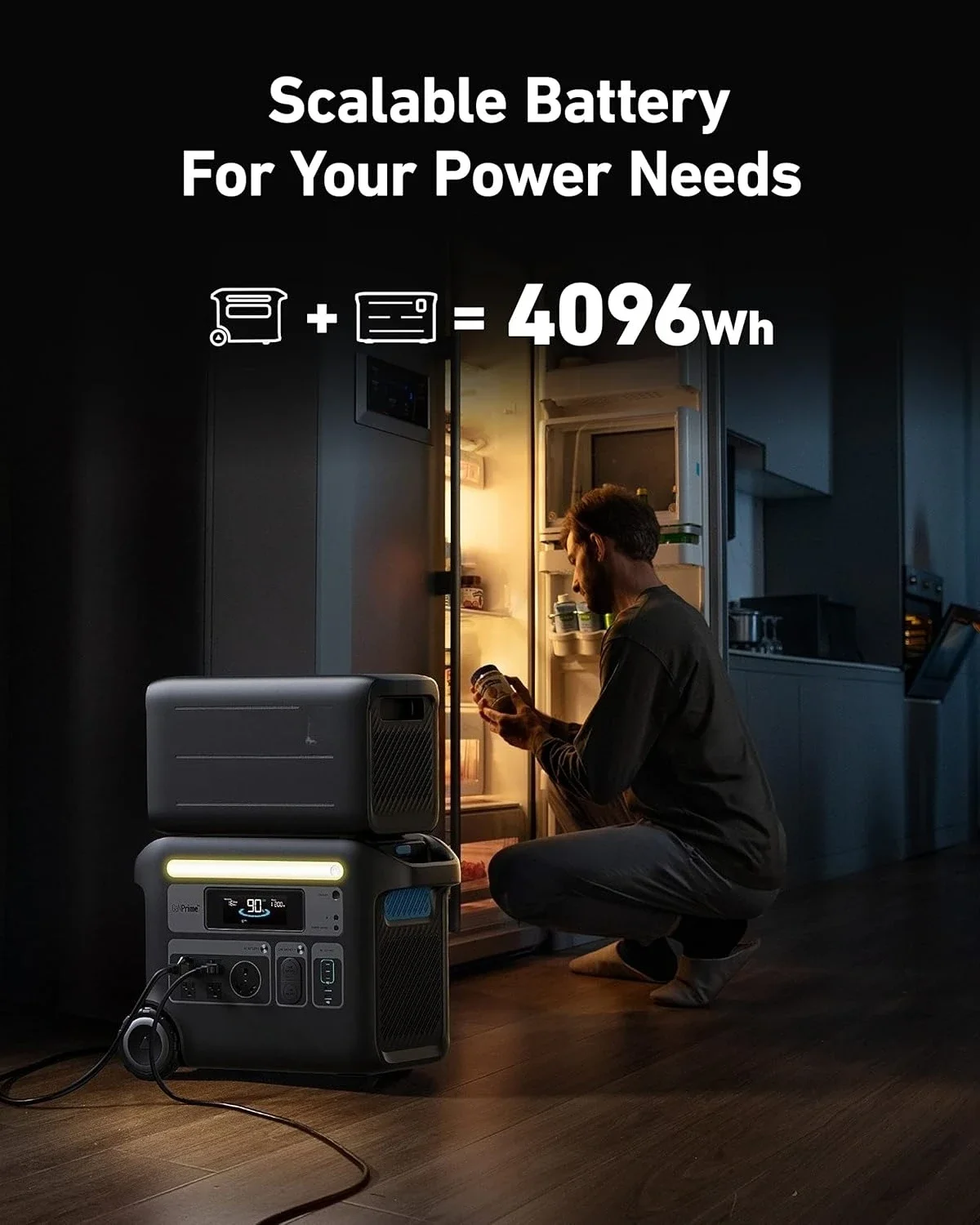 F2000 ポータブル発電所、PowerHouse 767、2400W 太陽光発電機、家庭用 GaNPrime バッテリー発電機