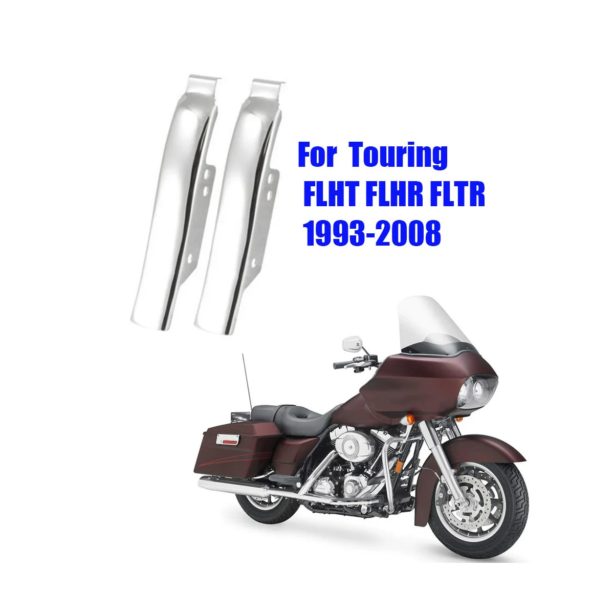 1Pair Rear Fender Bracket for Harley Touring Road King Electra Glide FLHT FLHR FLTR 1993-2008 Saddlebag Filler Panels,B