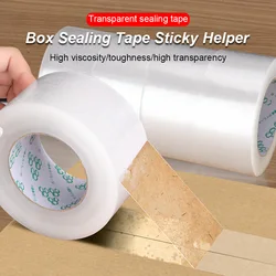 White Pure Transparent Sealing Tape Durable Workshop Office Warehouse Sealing Strong Adhesion Household Packaging Sealing Fixed
