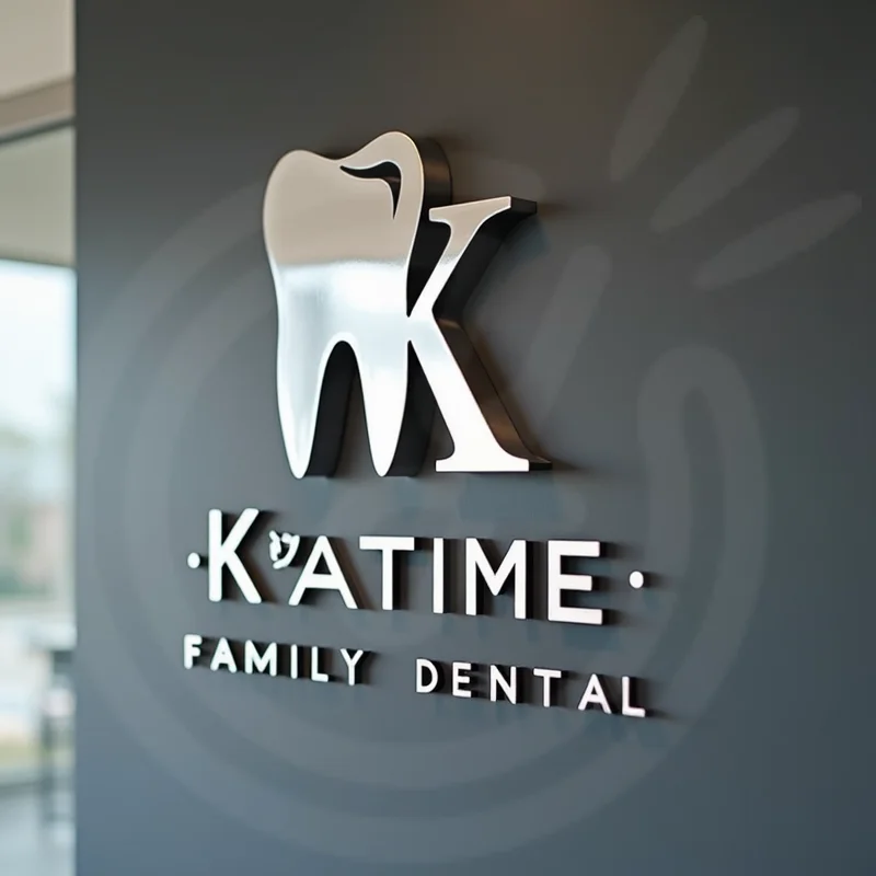 맞춤형 야외용 금속 문자 간판, 3D 방수 매장 간판 (매장, 레스토랑, 쇼핑몰, 미용실 등)