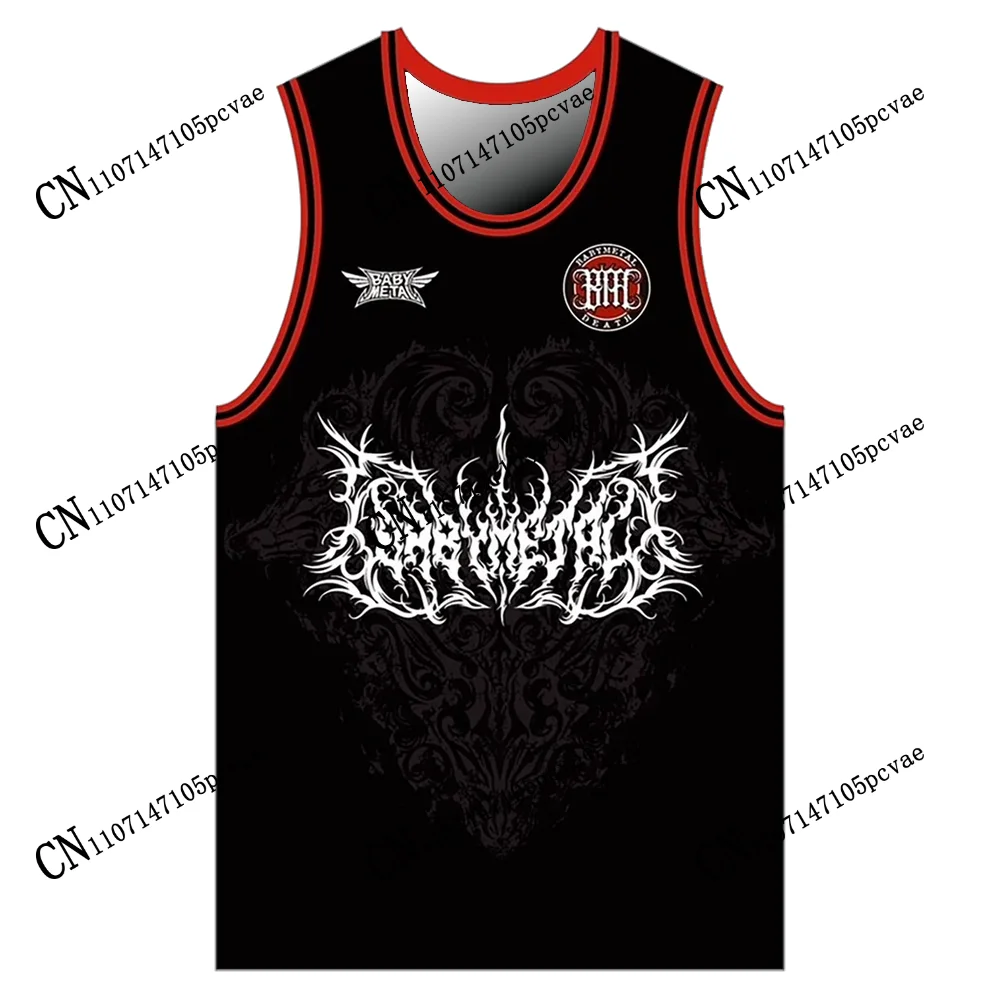 Japanese Heavy Metal Style 2026-27 Babymetal Basketball T-Shirt New Arrivals  Special Jersey Adult & Kids Casual Top KIT