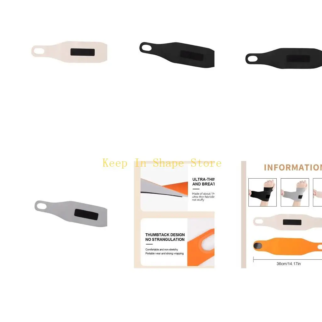 

U1JC поддержка запястья, поддержка большого пальца, регулируемая компрессионная повязка на запястье для фитнеса, тренажерного