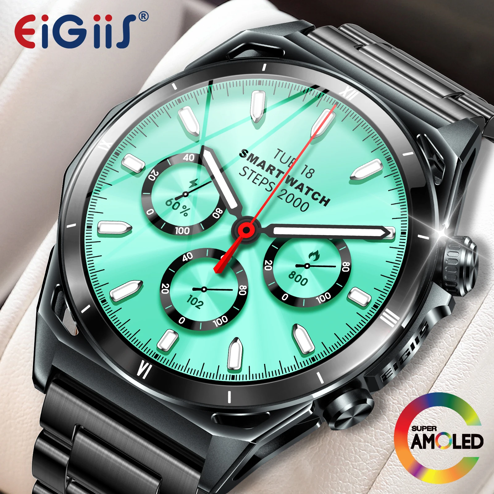 EIGIIS New Smart Watch KE6 1.43