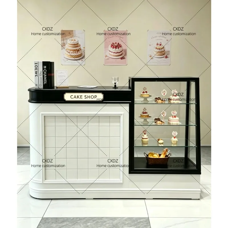 X Checkout page Simple modern cake shop Bar counter Small medieval front desk