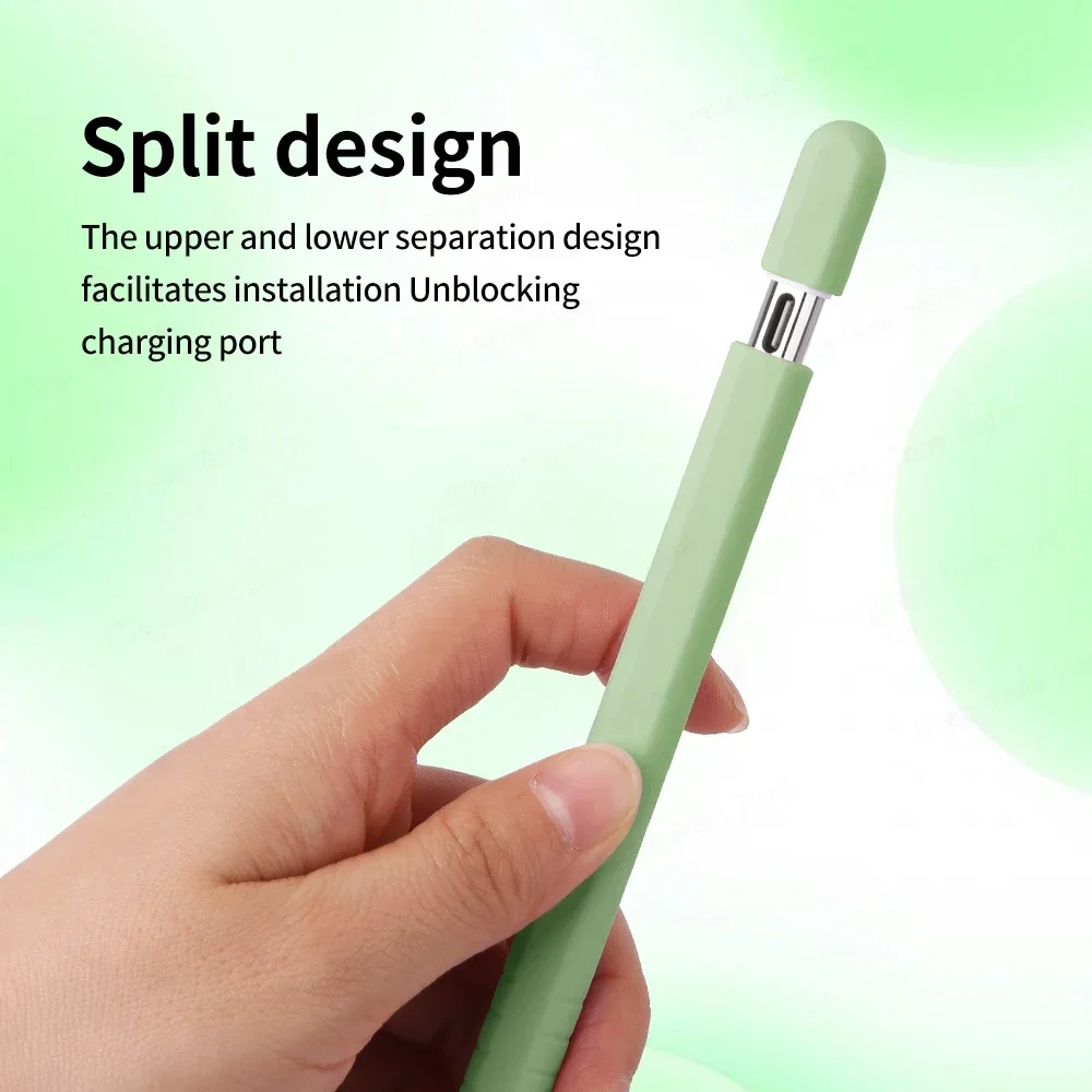 Estuche protector para bolígrafo Apple Pencil 3 Stylus, funda de silicona antideslizante anticaída para iPad Pen 3rd (USB-C), cubierta colorida