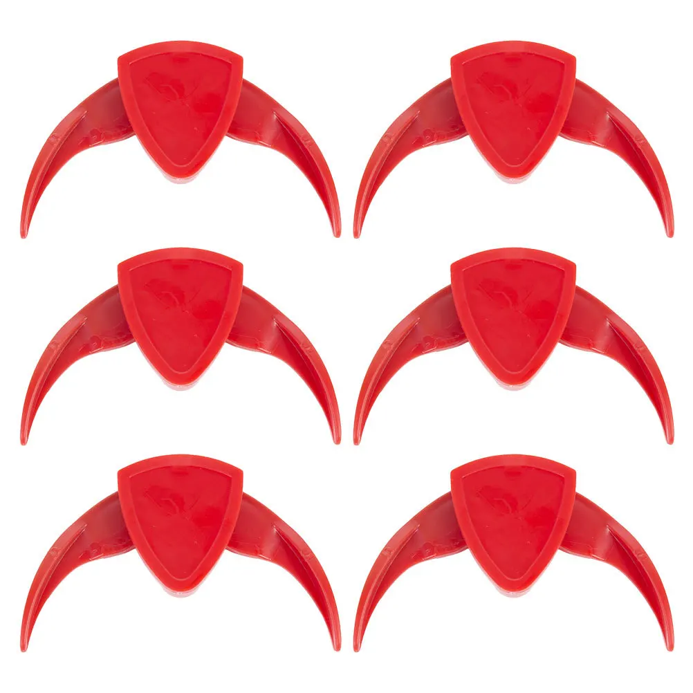 

6Pcs Melon Pliers Nut Crackers Plastic Ergonomic Handle Non Slip Grip Double Groove for Pine Nut Walnut Shell Peeling