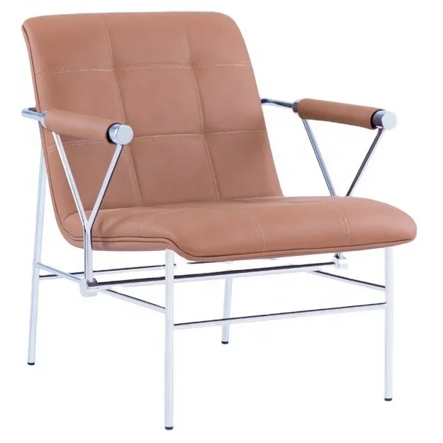 

New Arrival Modern Revolving Fabric Metal Base Arm Chaise Lounge Chair For Office Reception Area