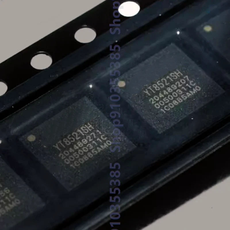 10pcs New YT8521SH YT8521SH-CA QFN48 single port Gigabit Ethernet transceiver chip