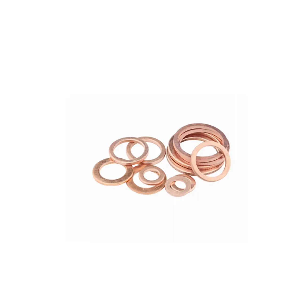 

Red Copper Gasket / Marine Meter Sealing Ring Flat Gasket / Copper Metal Washer