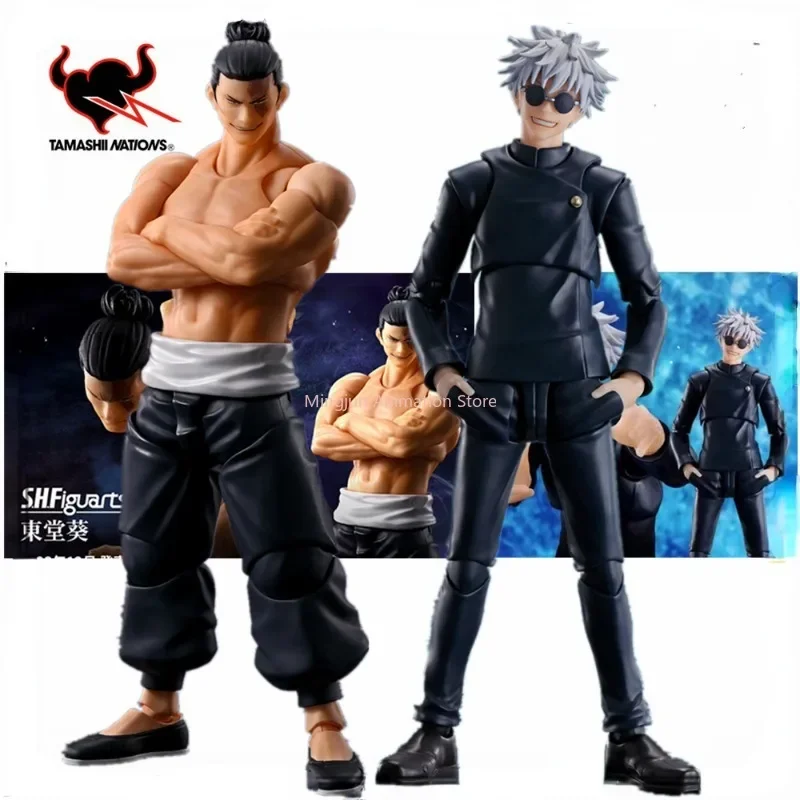 In Stock Original Jujustu Kaizen SATORU GOJO AOI TODO SHFiguarts Action Figure Toys Collection SHF Doll  Toys Gift