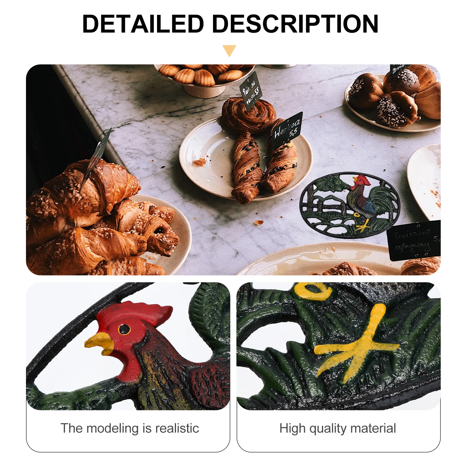 

1pc Heat Insulation Pad Household Pot Holder Decorative Thicken Placemat Tableware Mat For Home Kitchen Dining Table Protection