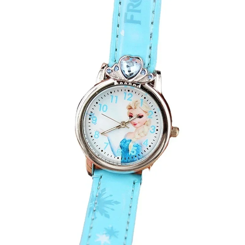 Neue Gefrorene Luxus Mädchen Uhren Mode Diamant Krone Cartoon Kinder Uhr für Frauen Mädchen Kinder Quarz Armbanduhr Sofia Uhr