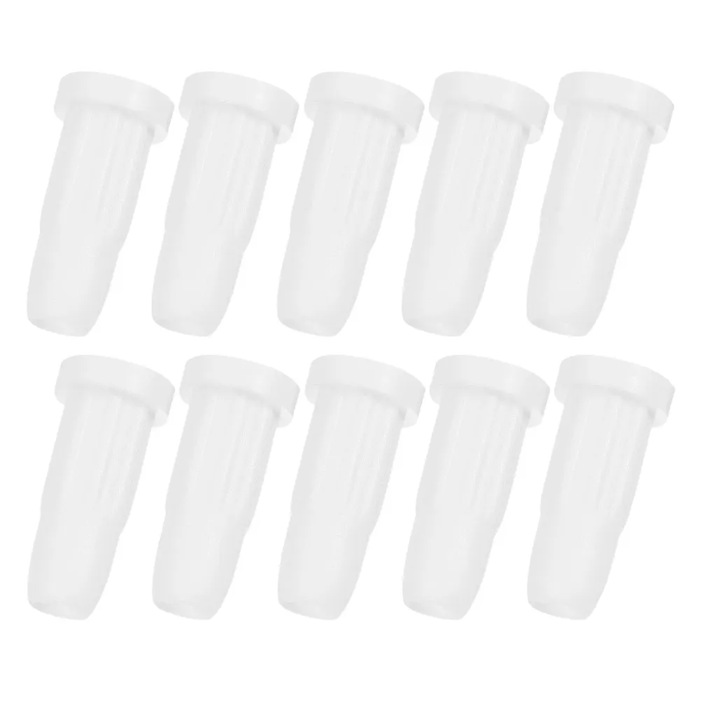 10Pcs Crib Caster Cups Plastic Sleeve Round Insert Non-Slip Wheel Stoppers for Beds Cribs Rolling Furniture Floor Protector