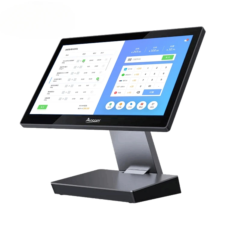 

POS-1561 OCOM Retail Solution 15.6Inch Aluminum Touch Screen Cash Register Ultra Thin Android Windows Pos System