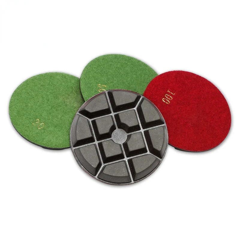 1PCS 4Inch Diamond Floor Polishing Pad 100mm Renew Concrete Sanding Disc Granite Marble Restoration Grind Disc Polishing Wheel