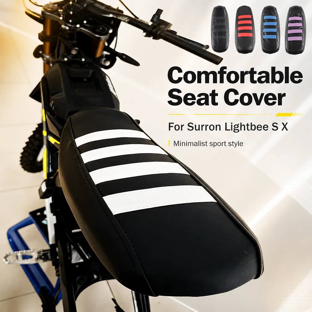For Sur Ron Light Bee S X LB Surron Lightbee Electric Dirt Bike Anti-Skid Comfortable Seat Cover Waterproof Seat Cushion Cover