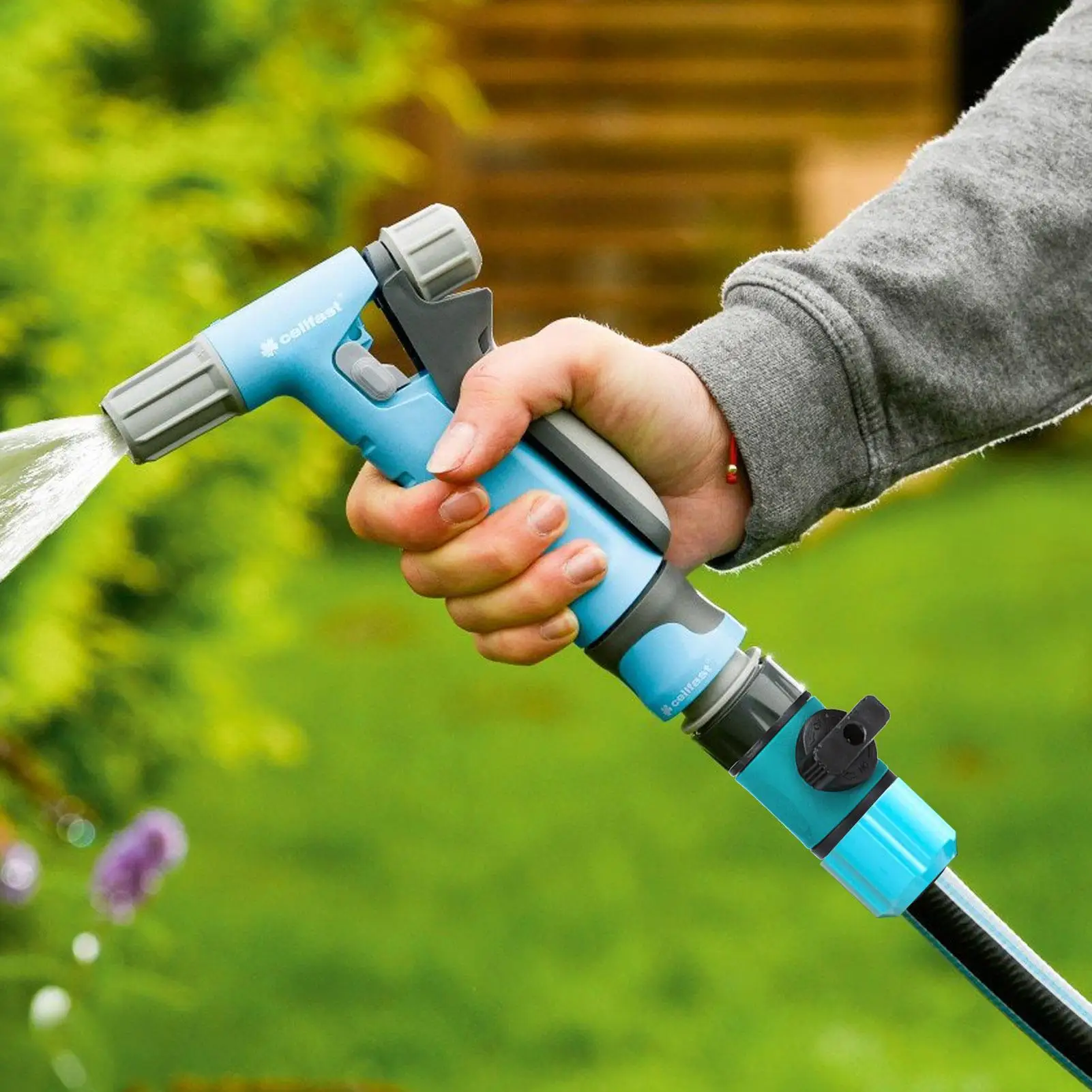 Garden Tap Water Separator Adjustable Water Pipe Switchs Unique Design Easy Install Tap Divider Multiple Outlet Connection Shunt