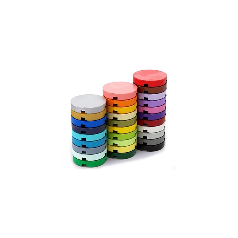 Building Block Puzzle DIY Small Particles 2x2 Glossy Round Plate Parts 611 Compatible with LEGO 14769 4150