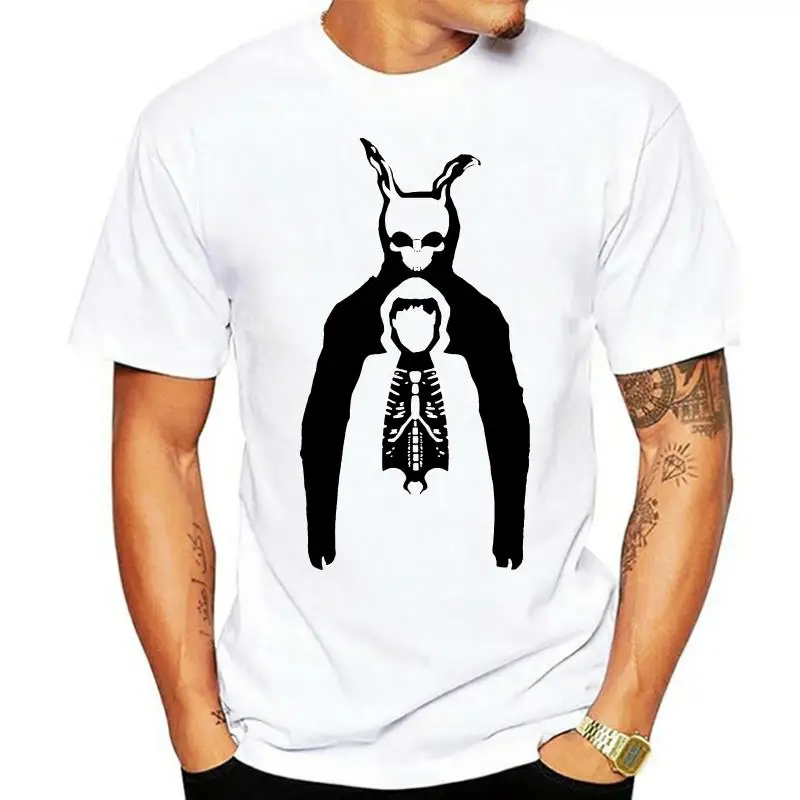 Donnie Darko and Frank Black T Shirt for Men Fitted 100% Cotton T-shirt Birthday TShirt American Science Fiction Film Streetwear